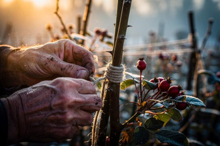 Widziano ludzi przywiązujących sznurki do krzaków róż, a ogrodnicy zdradzają, że to jest sprytne